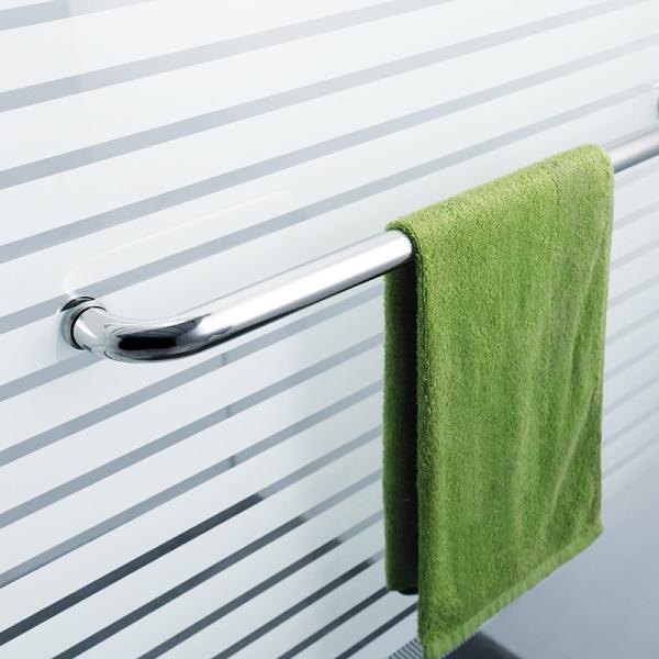 LB03-008 Bathtub Glass Door Sanitary Grade Dual Handle Shower Door