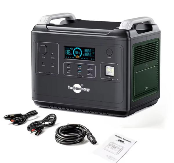 Outdoor Energy Storage Battery 110v 120v 240v Solar Power Station Portable Solar Generator