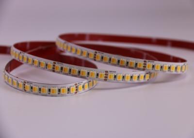 Colora o diodo emissor de luz 590-610NM 120 ambarino em mudança/M da C.C. 5050 flexíveis das luzes de tira 24V do diodo emissor de luz