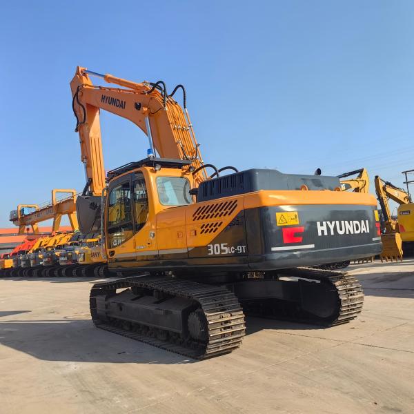 30 Ton Hyundai Used Excavators Backhoe Digger 1.45m3 Capacity Heavy Equipment Machine