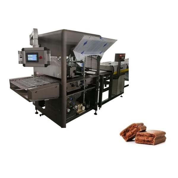 500 Kg/H de equipamento de revestimento puro do chocolate com dois largura das bombas 1200mm