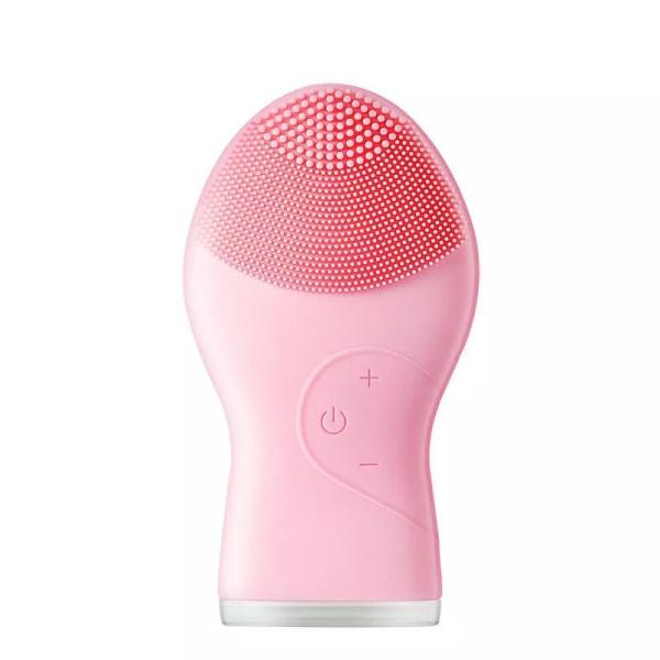 Sonic Silicone Facial Cleansing Brush USB Rechargeable Electric Silicone Face Brush Deep Cleansing Beauty Facial Brush