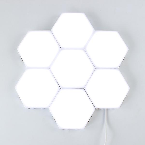 Luz Quântica Lâmpadas Hexagonais Lâmpadas Magnéticas de Noite com 50 combinações criativas