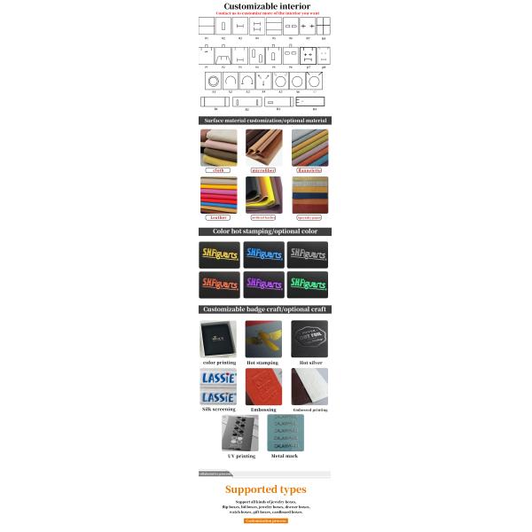 Boîte de rose de la Saint-Valentin type tiroir boîte d'emballage de bijoux en forme carrée