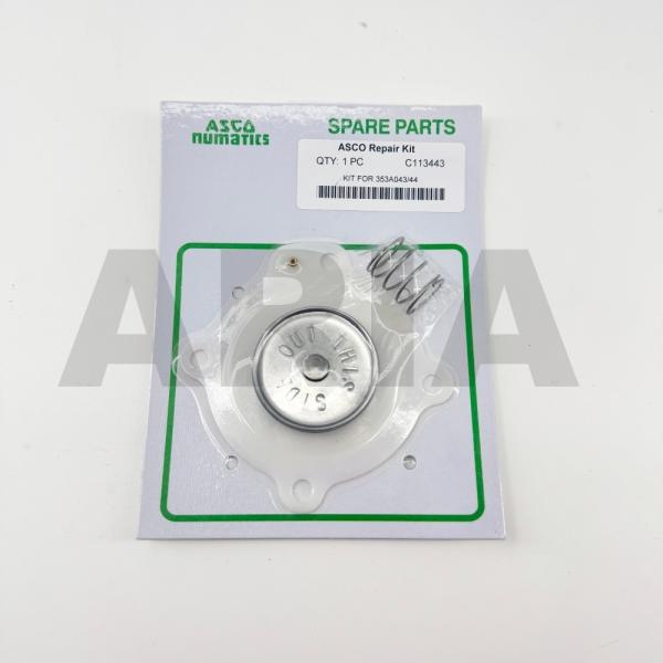 ASCO G353A041 G353A042 Kit de reparação do diafragma da válvula de pulso C113443 NBR, TPE (branco)