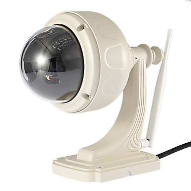 Plug and Play HD PTZ IP Dome Camera with Night Vision and 3x zoom function