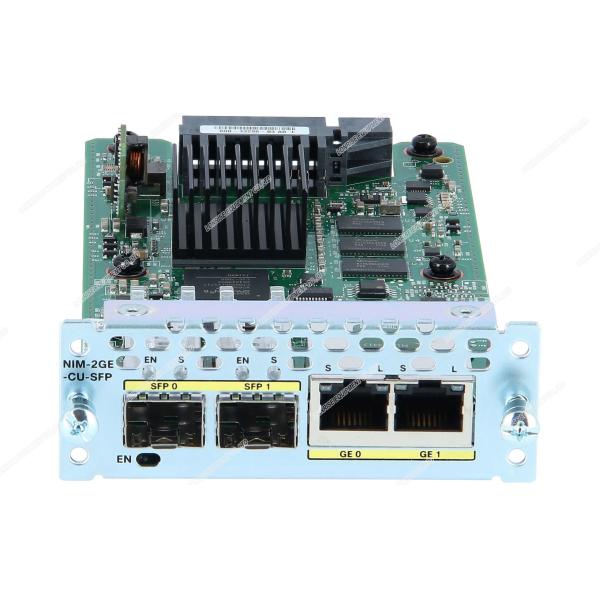 SM-2GE-SFP-CU 10 / 100 / 1000 Mbps Ethernet Cisco Router Modules For Business Network