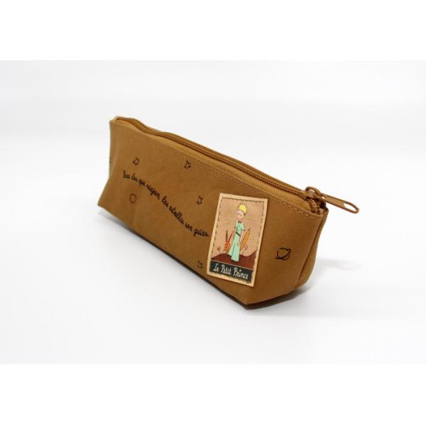Environmentally Friendly Pencil Pouch Bag Washable Kraft Paper Pencil Bag