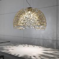 Lustre D60*H60cm 110V-240V de Crystal Hanging Lights Stainless Steel
