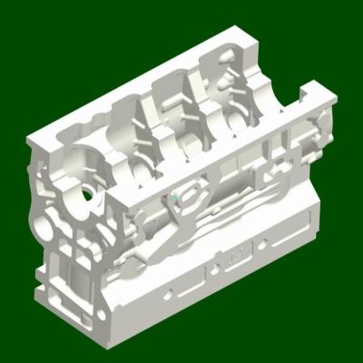 AutoCAD DXF DWG perdeu o molde al7075 da espuma perdeu a carcaça de areia da cera