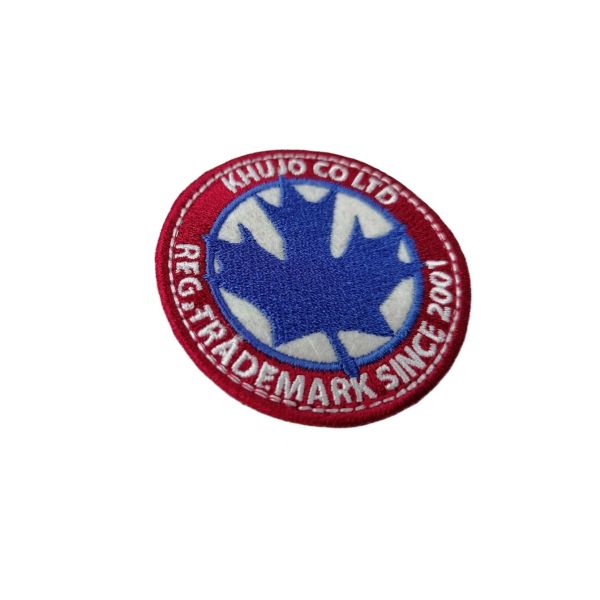 Factory Efficient Custom Design Embroidery Patches Ironing Embroidered Badges for Hats and Clothes