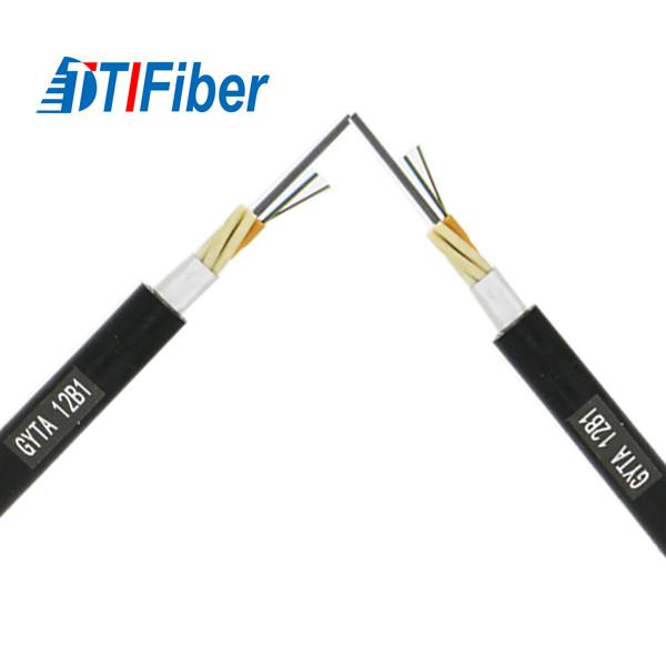 Único modo do cabo de fibra ótica blindado subterrâneo exterior de G652D