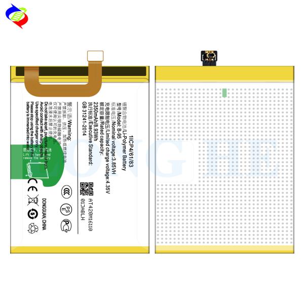 Batería de alta capacidad 2350 mAh B-95 para Vivo Y51 2015 Y51L 1707 Y51A de larga duración