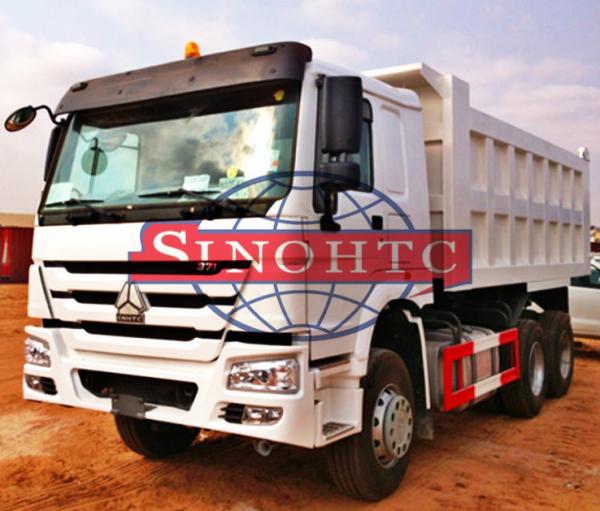 3 Axles Utility Dump Truck 290hp / 336hp Engine Power Assistant LHD / RHD Steering