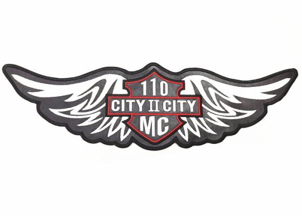 Vest Or Jacket Embroidered Motorcycle Patches 11 Width High Thread Count
