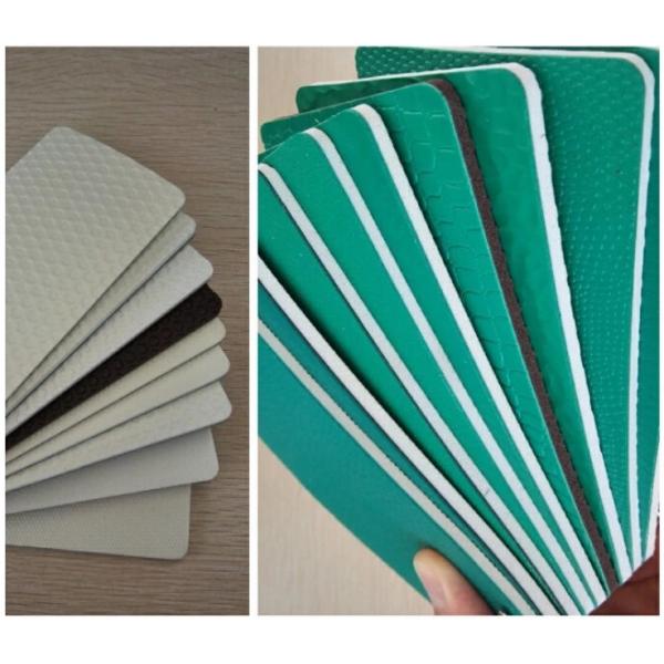 Красочный PVC резвится справляющся циновка в настиле винила суда ковра функции крена Multi