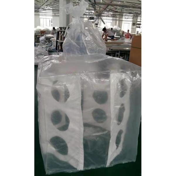 Chemicals 2500kg Plastic Liner Bags Waterproof Heavy Duty Bulk Bag