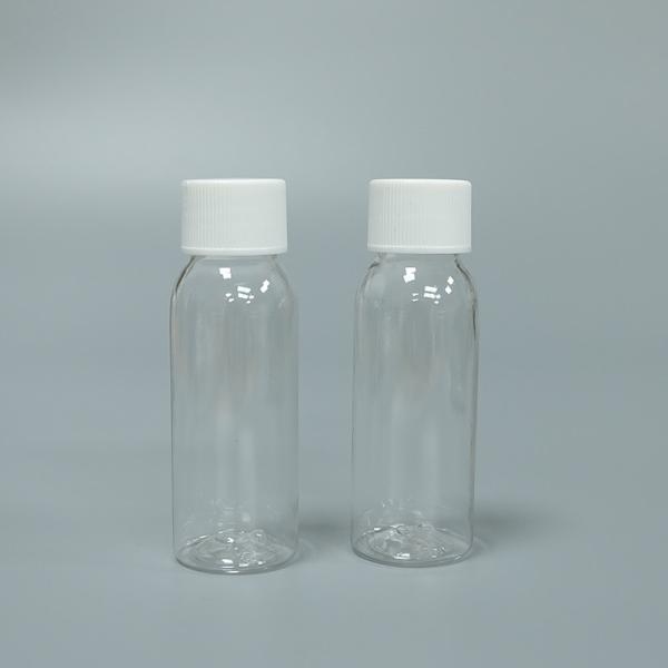 JL-PET0701  Plastic PET Custom Cosmetic Bottles 30ml Cylinder