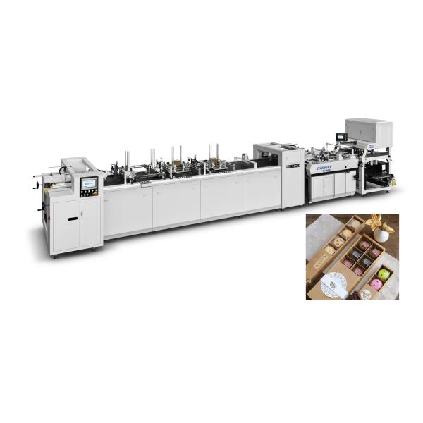 Simple Structure Packaging Box Manufacturing Machine With PLC Control