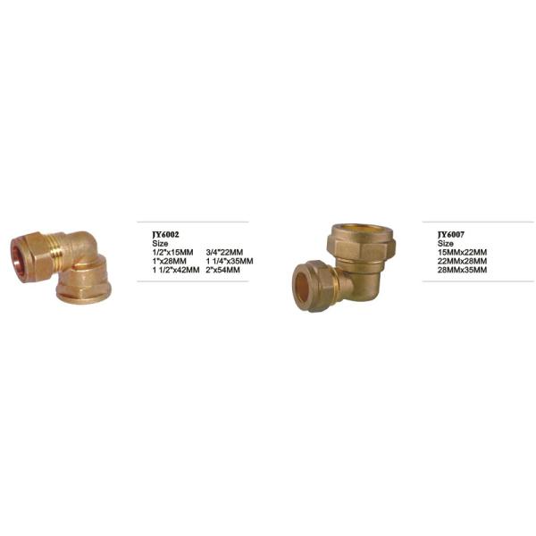 Copper Core Forged Brass Pipe Fittings Compression Pipe Cap BS864-2 Standard