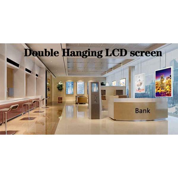 VETO Ultra Thin LCD High Resolution Wifi Hanging Double Sided Display Design (Ультратонкий высокоразрешительный дисплей с висящим двусторонним дисплеем)