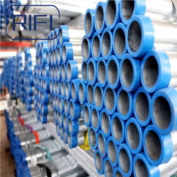 BS4568 61386 Tubo de conduta GI galvanizado por imersão a quente acabamento de prata para proteção superior