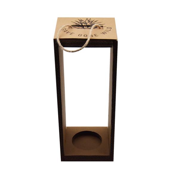 Customized Luxury Single-Bottle Display Storage Box for Wine Whisky Champagne Premium Paper Boxes