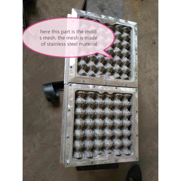 20-40Kw PLC Controlled Paper Egg Tray Machine Producing 700 to 1000 Egg Trays per Hour from Recycled Waste Paper Material
