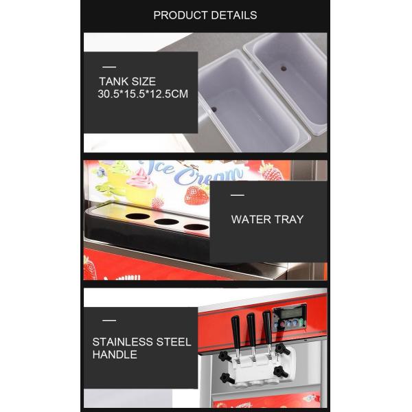 Cheap Soft Ice Cream Machine for Sale Snack Food Machinery