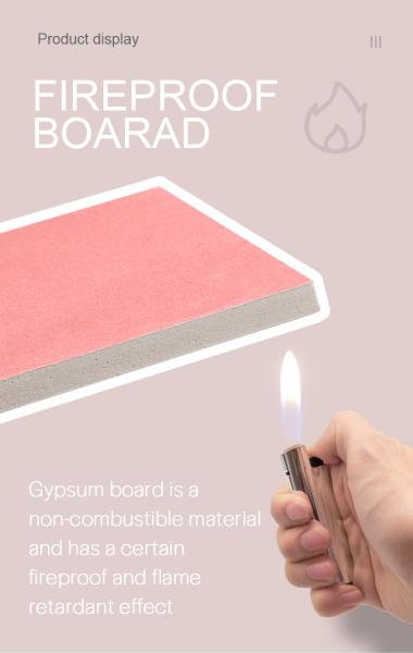 1200mm X 2400mm Fire Retardant Plaster Board For Office Building
