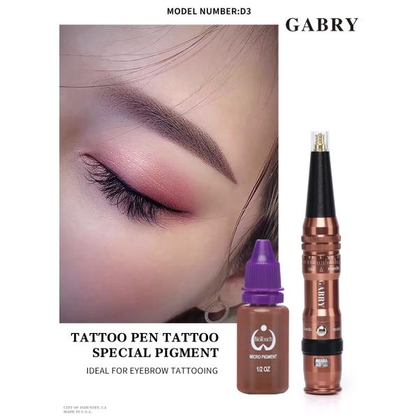 Semi-Permanent Makeup Microblading Kit with Tattoo Tools Pigment Cream Microblading Kit for Academy Factory OEM