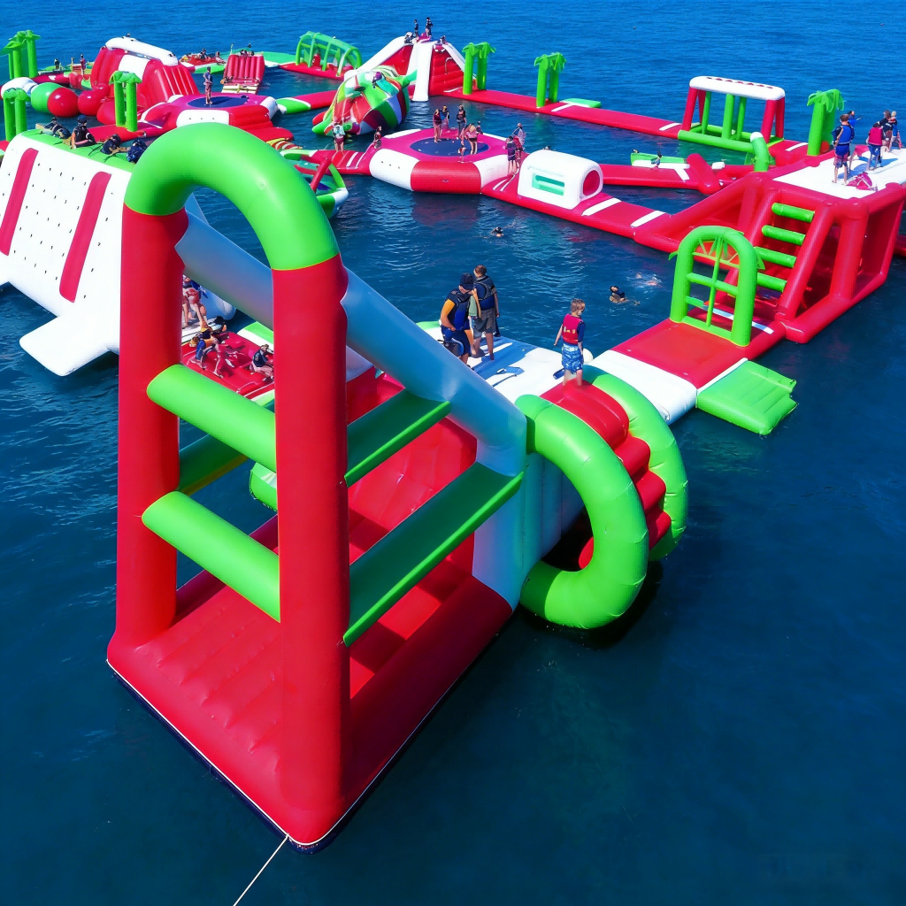 China Factory Import Adult Inflatable Floating Water Park Obstacle Course Large Water Park Equipment Inflatable Water Playground