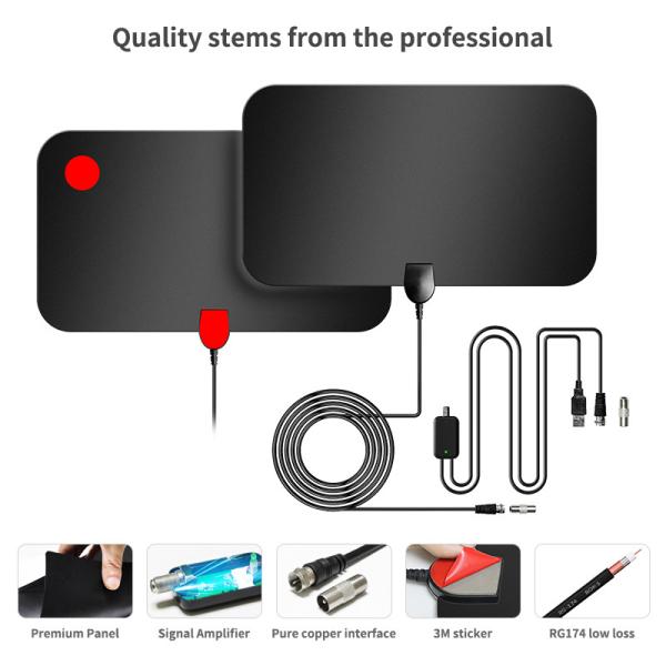 Antenas de comunicação de amplificadores de sinais interiores de 28dBi para TV digital 300*330mm