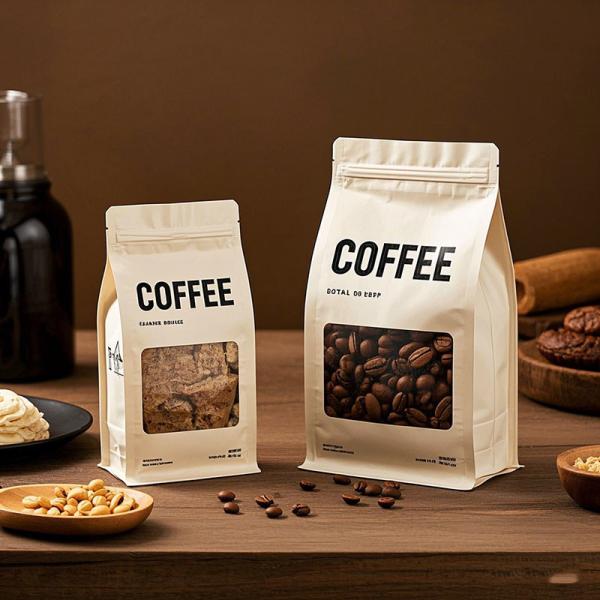Flat Bottom Ziplock Bags Eco-Friendly PE Material Airtight Seal For Food Cosmetics Electronics Customizable Logo