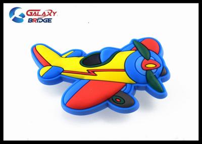 Airplane Rubber Kids Bedroom Knobs , PVC Cupboard Blue Dresser Knobs