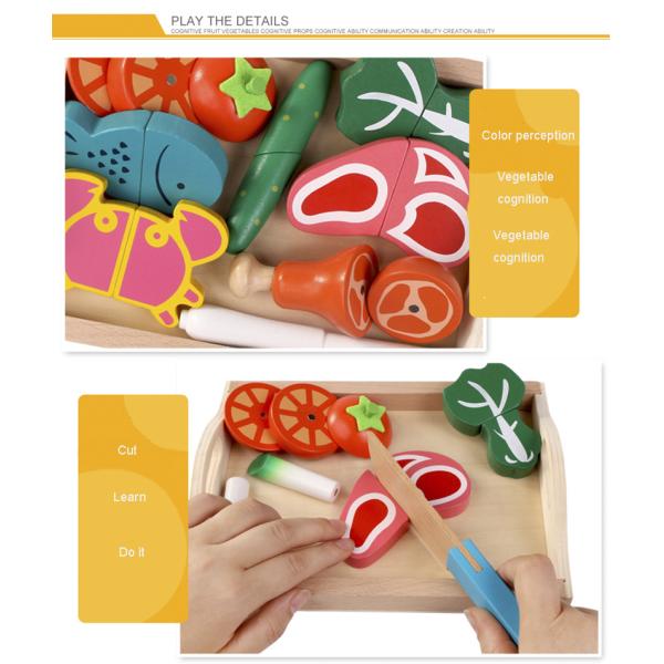 Кухня симуляции претендует игрушку деревянное Montessori воспитательное для детей