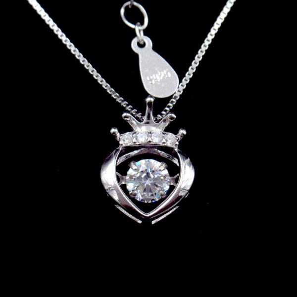 925 Silver Music Treble Clef High Note Necklace Rhythm For Musician / Wedding Jewelry Necklace