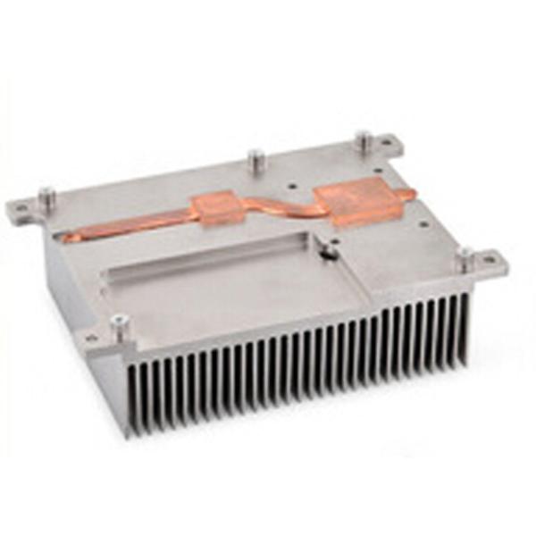 Медицинский алюминиевый теплоотвод ребра Pin меди с трубой жары 1pc