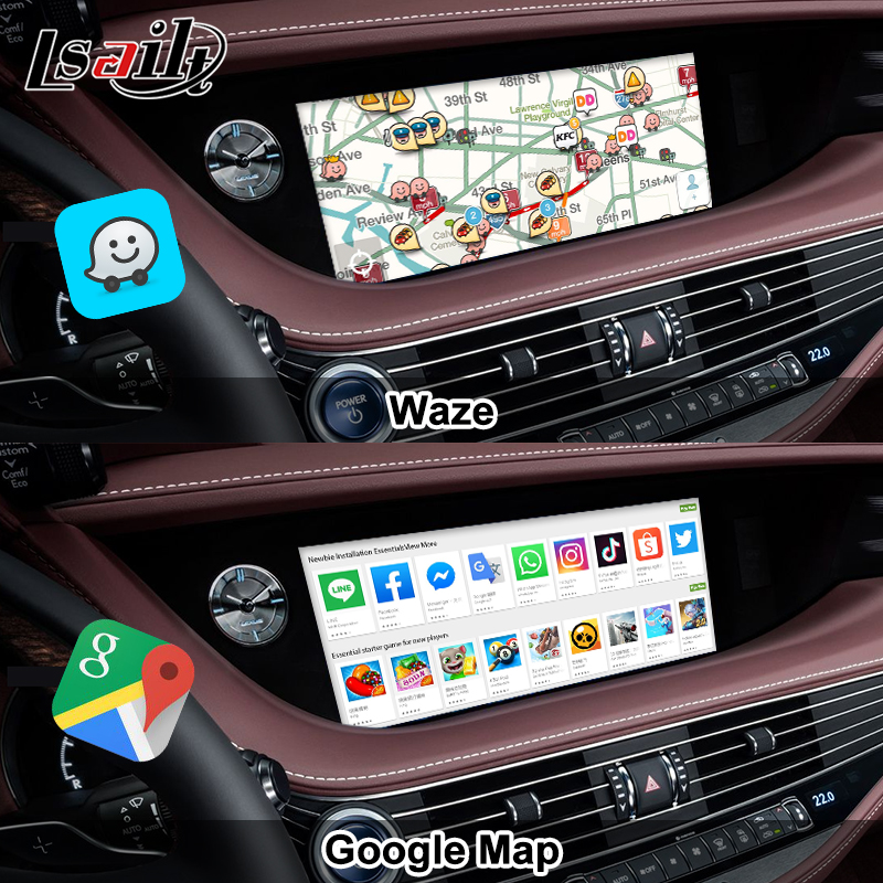 Lsailt 8GB Android интерфейс для Lexus LS S500h LS600h LS460 2013-2021 Включает YouTube, NetFlix, CarPlay, Android Auto