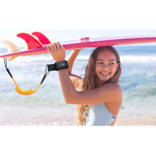 Straight Surfboard Surf Leash for Unisex on Lakes Rivers Durable Material