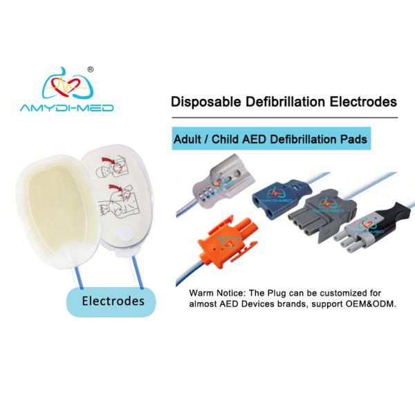 Medical Supplies AED Defibrillator Pad With Zoll 1.2 meters for Clinic and Hospital