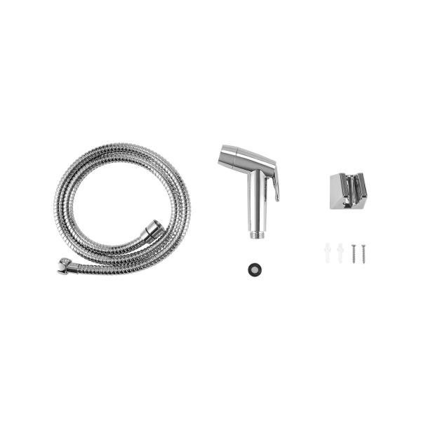 Chrome Lizhen Simple Fashion Style Shower Handheld Bidet Spray Kit With Hose Toilet Sprayer Cleaning Toilet Parts