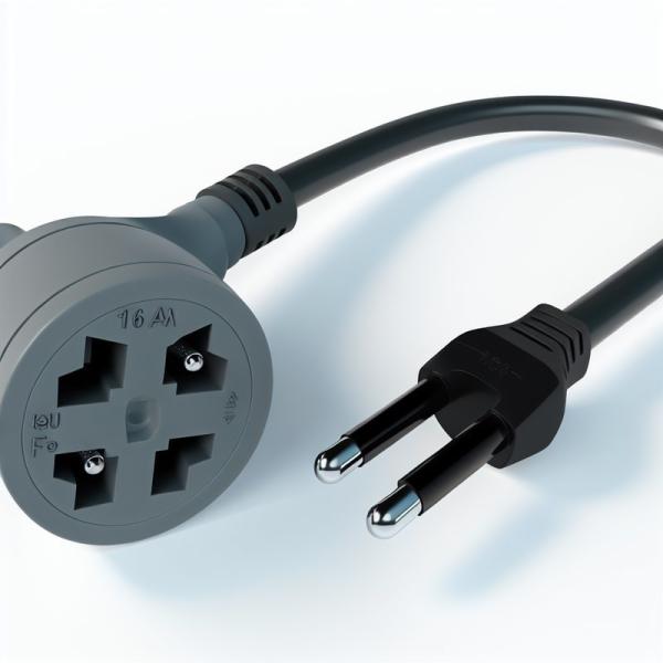 16a 250v Power Cord Schuko Plug H05vv F Vde H05vv-f European Eu 3 Pin Kema-keur Cable Strip End