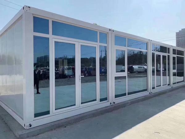 Casa de contenedores plegable ecológica Edificios de contenedores de acero expandibles