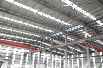 Corrugated / Sandwich Panel Steel Shed Construction With Windows Customizable
