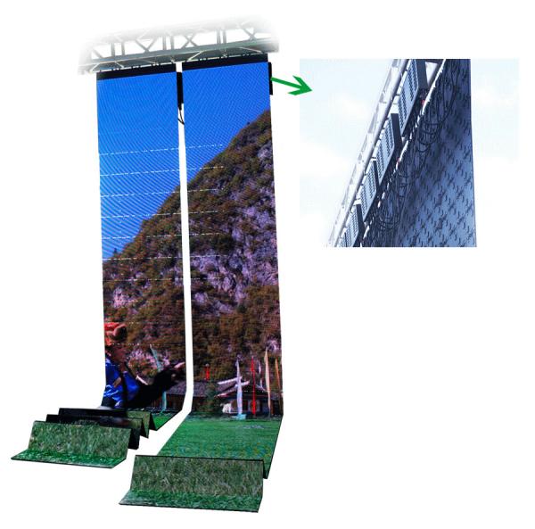 Flexible Indoor Front Service LED Display P6mm SMD 3528 For Space / Transportation Saving