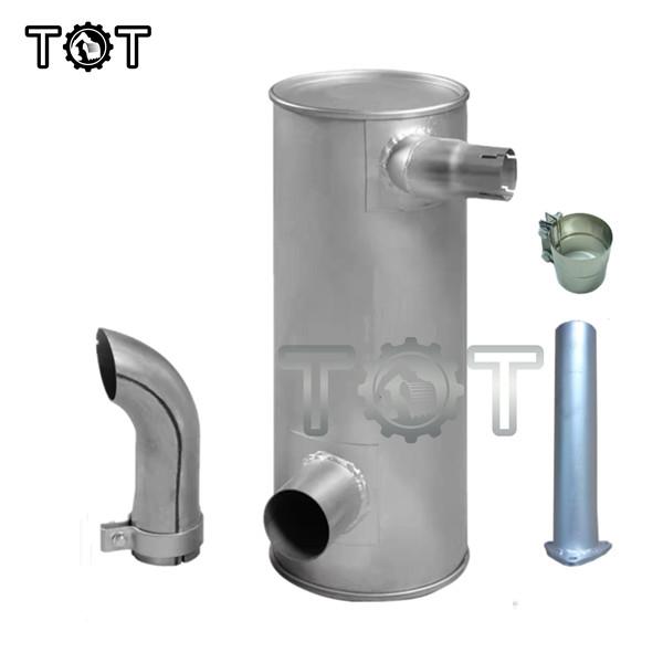 ISO9001 E320 S6K erpillar Muffler Hollow Throat U Screw Bulldozer Muffler