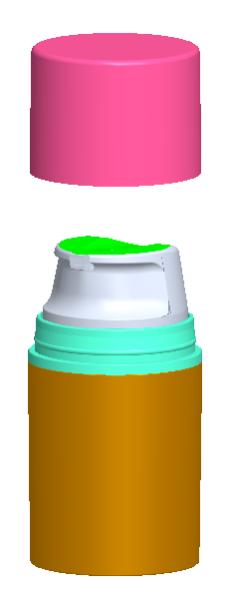 PP Air Pump Cosmetic Bottles Shatterproof 30ml 50ml 100ml 150ml 200ml