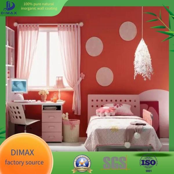 Roof Substrate Natural Inorganic Mineral Interior Exterior Wall Paint Flame Retardant