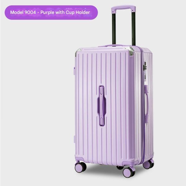 9004 High-grade aluminum alloy pull rod,TSA Lock ultra-smooth five-wheeled luggage